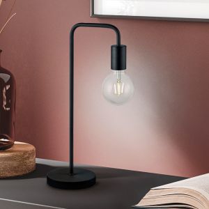 Lampe de table moderne noire, Ritual, avec interrupteur