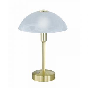 Lampe de banquier classique laiton, Notaris, 4W, 3000K LED, avec interrupteur