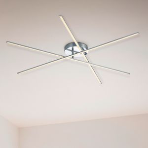 Lampe plafond design nickel, Gottrup, 8,5W, 3000K LED