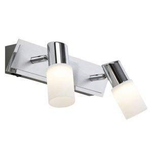 Spot plafond en verre gris, Morely, 4,3W, 3000K LED, avec interrupteur
