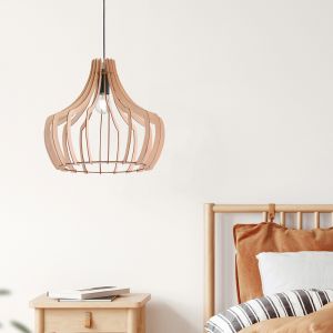 Suspension rustique bois, Valenthina