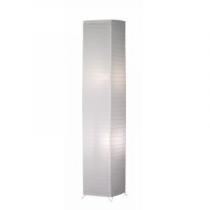 Lampadaire en papier blanc, Vien, avec interrupteur