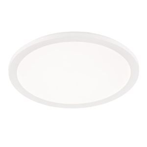 Lampe plafond moderne blanche, Gistrup, 24W, 3000K LED, IP44