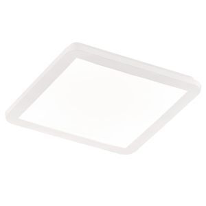 Lampe plafond moderne blanche, Gistrup, 18W, 3000K LED, IP44, gradable en 3 étapes