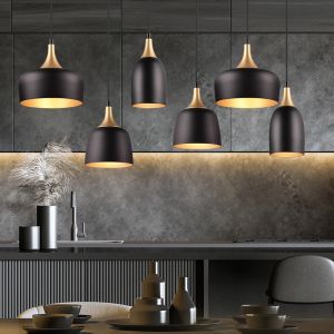 Suspension moderne noire, Declan