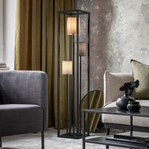 Lampadaire moderne noir, Gilano