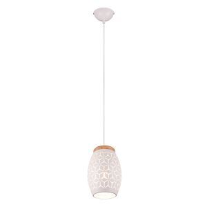 Suspension moderne blanche, Delana