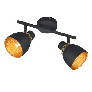 Spot plafond moderne noir, Sylvano