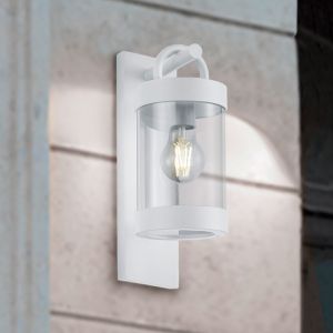 Applique extérieur avec capteur crépusculaire moderne blanche, Sambesi, IP44