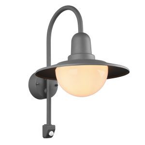 Applique extérieur avec détecteur de mouvement moderne anthracite, Semmy, IP44