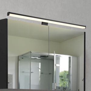 Applique salle de bain moderne noire, Celal, 11,5W, 3000K LED, IP44