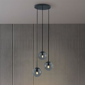 Suspension moderne anthracite, Resi