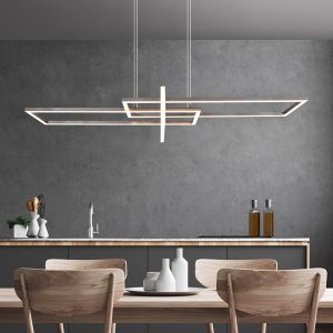 Suspension moderne nickel, Hatun, 34W, 3000K LED
