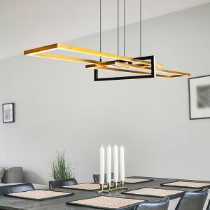 Suspension moderne laiton, Hatun, 34W, 3000K LED