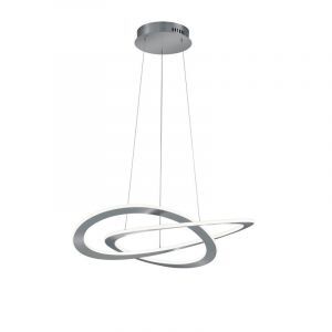 Suspension moderne nickel, Jamilla, 52W, 3000K LED
