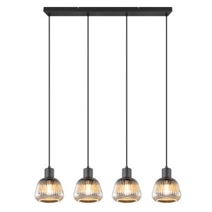 Suspension moderne noire, Meriem