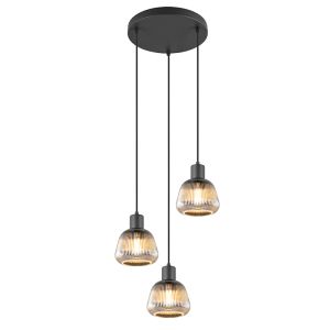 Suspension moderne noire, Meriem