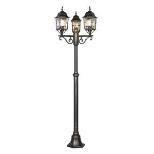 Candélabre extérieur classique couleur rouille, Viyan, IP23