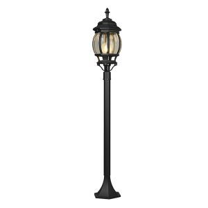 Candélabre extérieur classique noir, Evander, IP23