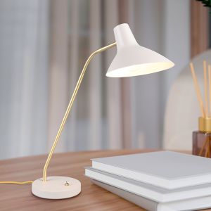 Lampe de bureau classique blanche, Merit
