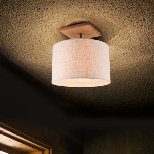 Lampe plafond vintage nickel, Milco
