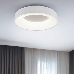 Lampe plafond moderne blanche, Jered, 27W, 4000K LED