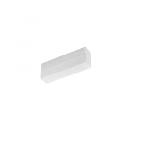 Alimentation universelle pour éclairage sur rail biphasé, plastique, blanc