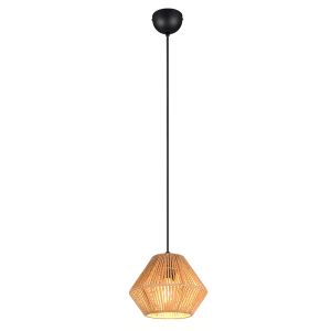 Suspension en papier noire, Isaiah