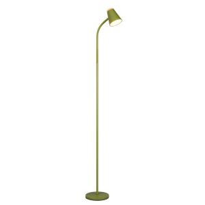 Lampadaire moderne vert, Rahul, 4,5W, 3000K LED, avec interrupteur