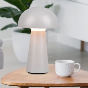 Lampe de table extérieur moderne grise, Rachelle, 2W, 3000K LED, IP44, gradable en 3 étapes