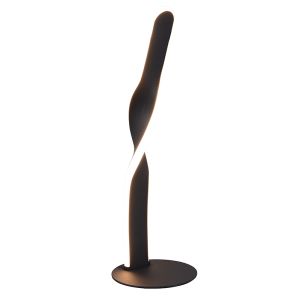 Lampe de table design noire, Quirinus, 10W, 4000K LED, avec interrupteur