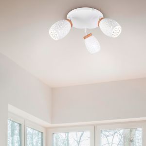 Spot plafond moderne blanc, Delana