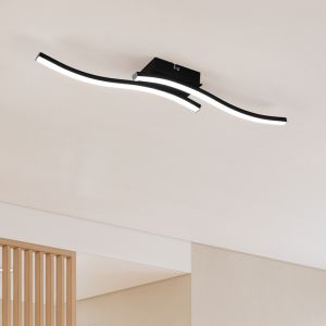 Plafonnier moderne noir, Go, 5W, 4000K LED