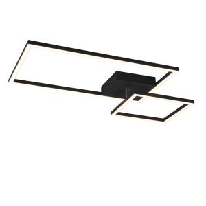 Lampe plafond moderne noire, Binc, 25W, 4000K LED, gradable en 3 étapes