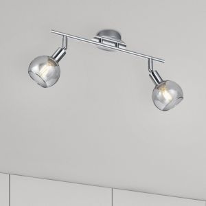 Spot plafond moderne chromé, Omari