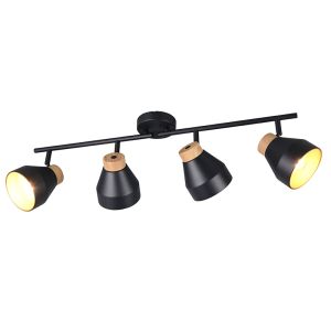 Spot plafond moderne noir, Riette