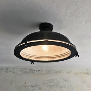 Plafonnier noir industriel, Liga