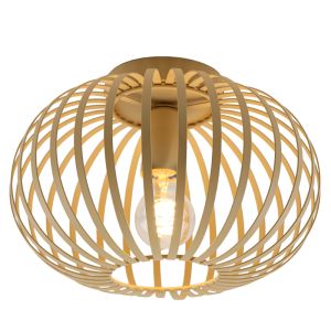 Lampe plafond beige industrielle, Lieve