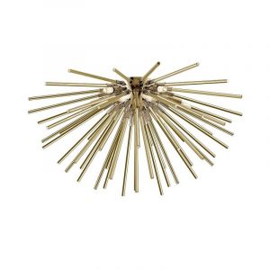 Lampe plafond dorée design, Milos