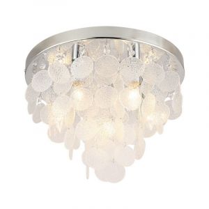 Lampe plafond chromée design, Mirac