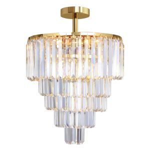 Plafonnier doré design, Kajol