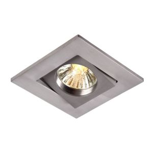 Spot encastré chromé en aluminium, Safiyah