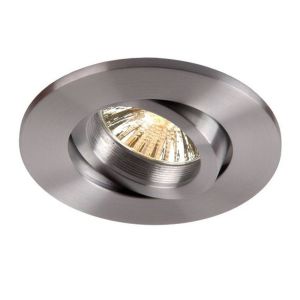 Spot encastré chromé en aluminium, Safiyah