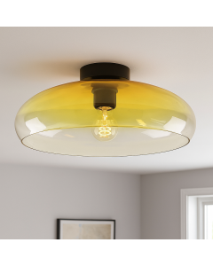 Lampe plafond ambre moderne, Arif