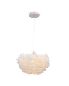 Suspension blanche en tissu, Suzie