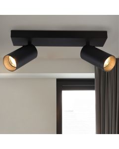 Spot plafond noir moderne, Nadi