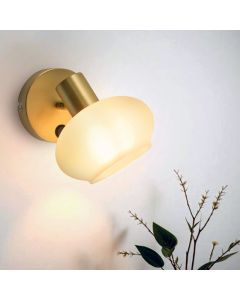 Spot mural blanc design, Skip, avec interrupteur