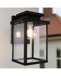 Luminaire extérieur noir moderne, Tiamo, IP44