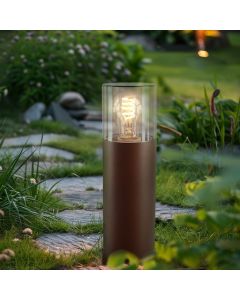 Luminaire extérieur couleur rouille moderne, Sanel, IP44