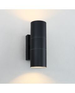 Luminaire extérieur noire moderne, Pedro, IP44